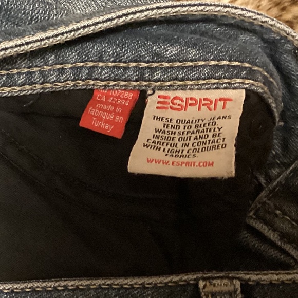 Vintage Esprit Slim Low Rise Blue Jeans - 31/32 (29 inch inseam) - Picture 3 of 8